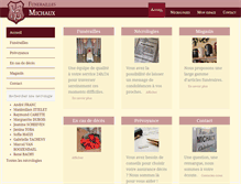 Tablet Screenshot of funerailles-michaux.be